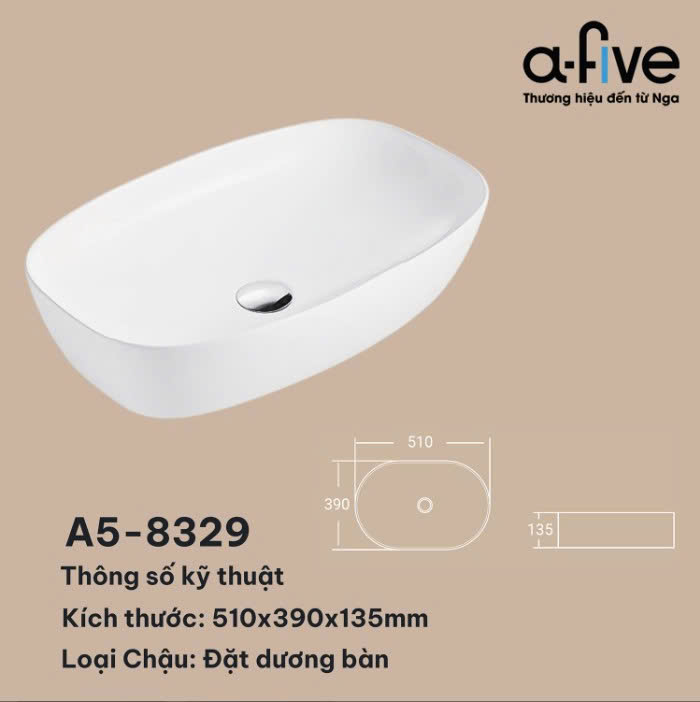 Chậu Lavabo Đặt Bàn A5-8329