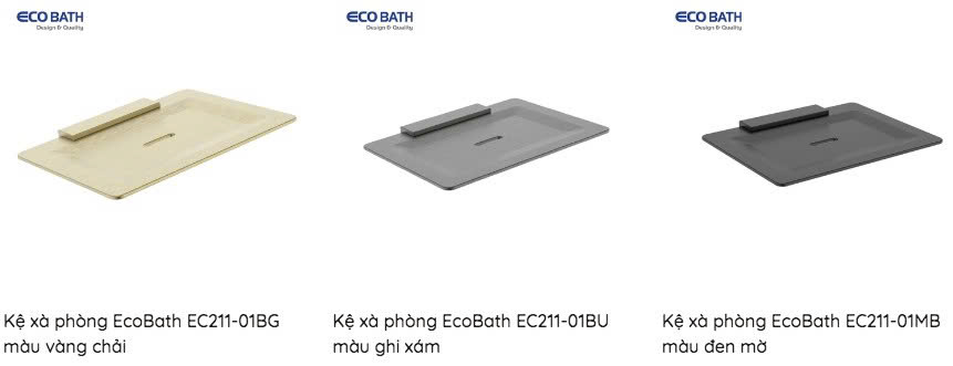 Kệ xà phòng EcoBath EC211-01   cao cấp