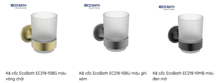 Kệ cốc EcoBath EC218-10 cao cấp
