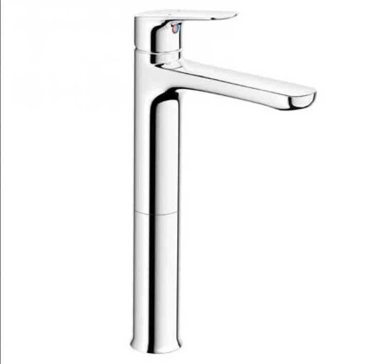 Vòi Lavabo Inax LFV-1402SH (LFV1402SH) Nóng  Lạnh Thân Cao Kèm Trụ Xả Nhấn
